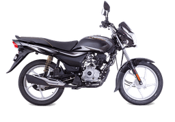 Bajaj Platina 100 Black & Silver color
