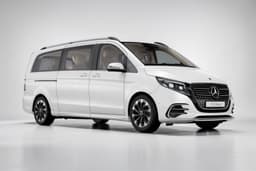 Mercedes Benz V Class Metallic Rock Crystal White color
