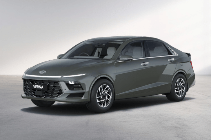 Hyundai Verna Titan Grey color