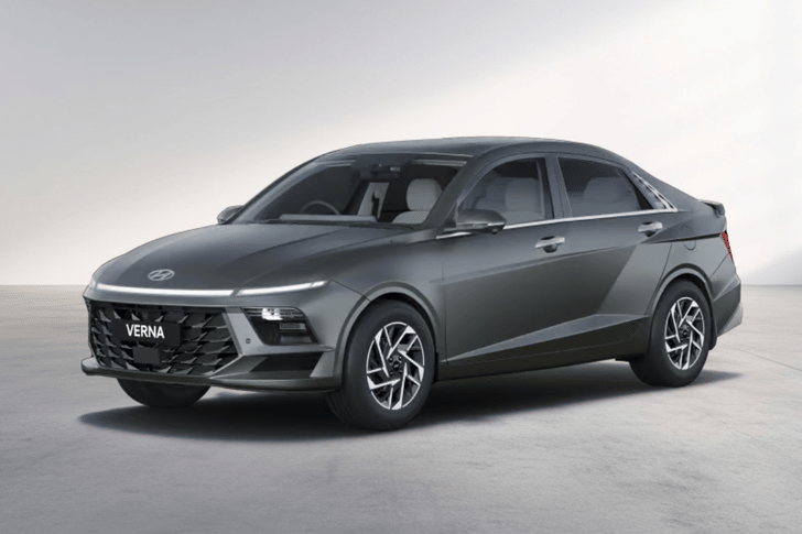 Hyundai Verna Titan Grey Matte color