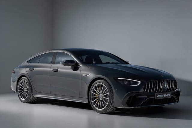 Mercedes Benz Amg Gt 4 Door Coupe High-Tech Silver Color Image