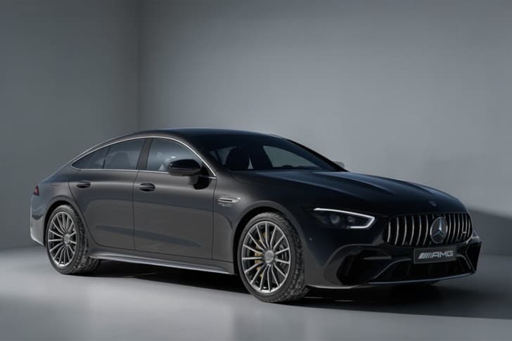 Mercedes Benz Amg Gt 4 Door Coupe Obsidian Black color