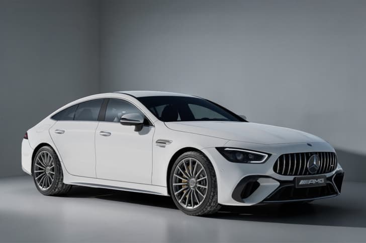 Mercedes Benz Amg Gt 4 Door Coupe Polar White color