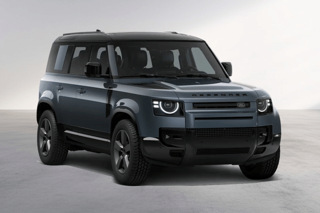 Land Rover Defender Tasman Blue Color Image