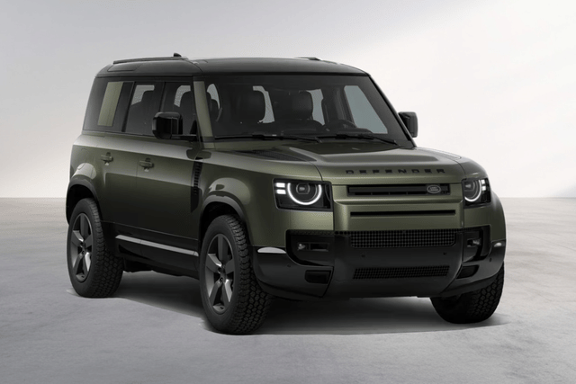 Land Rover Defender Woolstone Green Color Image