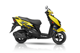 Suzuki Avenis Champion Yellow No 2 / Glossy Sparkle Black color