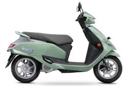 Suzuki E Access Pearl Jade Green / Metallic Mat Fibroin Gray color