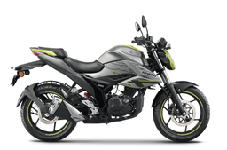 Suzuki Gixxer Met. Oort Gray/ Met. Lush Green color