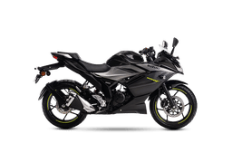 Suzuki Gixxer Sf Glass Sparkle Black + Met. Oort Gray color