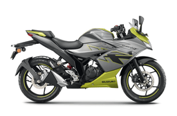 Suzuki Gixxer Sf Met. Oort Gray/ Met. Lush Green color Suzuki Gixxer Sf Met. Oort Gray/ Met. Lush Green color