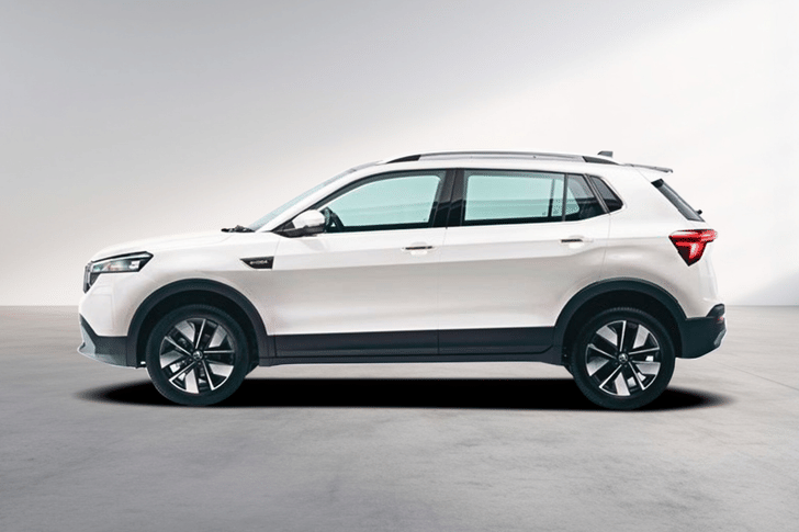 Skoda Kushaq Candy White color Skoda Kushaq Candy White color