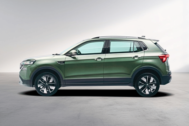 Skoda Kushaq Shimla Green color Skoda Kushaq Shimla Green color