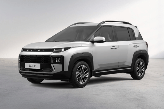 Hyundai Exter Atlas White Color Image