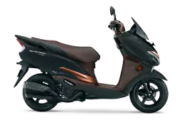 Suzuki Burgman Street 125 Metallic Matte Black No.2 / Met Mat Luxe Copper color