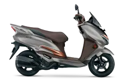 Suzuki Burgman Street 125 Met. Mat Platinum Silver No.2 / Met. Mat Luxe Copper color