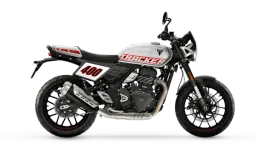 Triumph Tracker 400 Aluminium Silver color