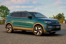 Volkswagen Taigun Lava Blue color