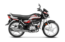Hero Motocorp Hf Deluxe Sports Red Black color