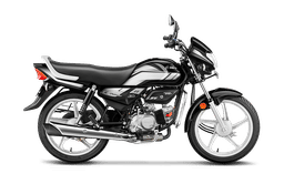 Hero Motocorp Hf Deluxe Black Grey Stripe color