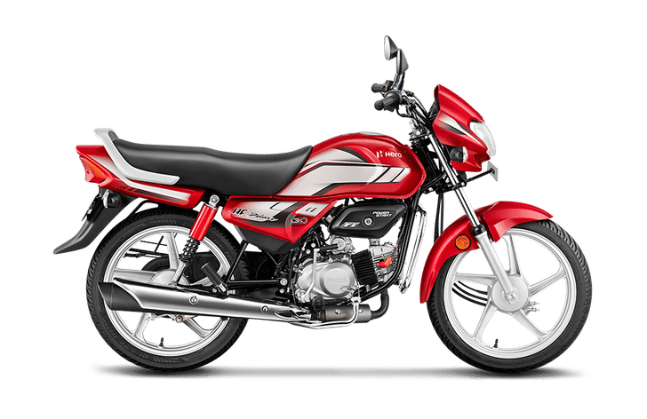 Hero Motocorp Hf Deluxe Candy Blazing Red color Hero Motocorp Hf Deluxe Candy Blazing Red color