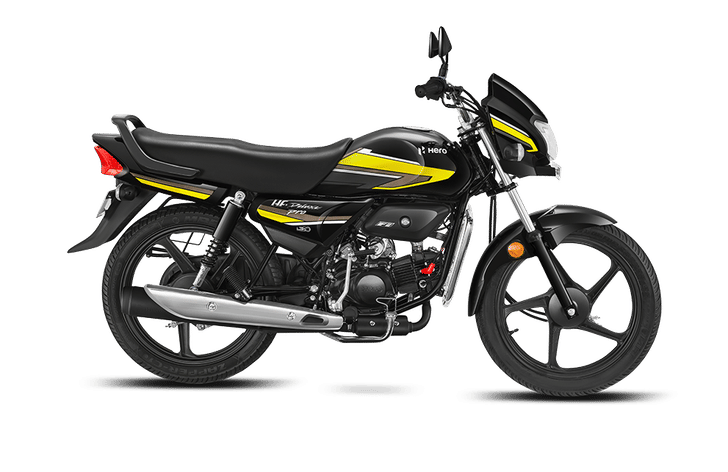 Hero Motocorp Hf Deluxe Blk Funk Lime Yellow color Hero Motocorp Hf Deluxe Blk Funk Lime Yellow color