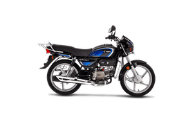 Hero Motocorp Splendor Plus Blue Black color