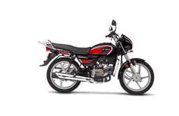 Hero Motocorp Splendor Plus Sports Red Black color