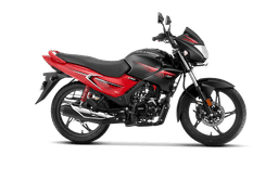 Hero Motocorp Glamour Black Sports Red color