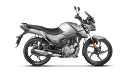 Hero Motocorp Glamour X Matt Metallic Silver color