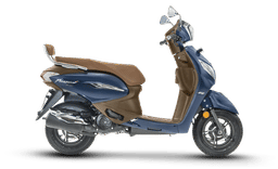 Hero Motocorp Pleasureplus Pearl Blue color