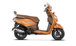 Hero Motocorp Pleasureplus Copper Brown color