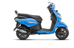Hero Motocorp Pleasureplus Polestar Blue color