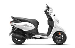 Hero Motocorp Pleasureplus Pearl Silver White color