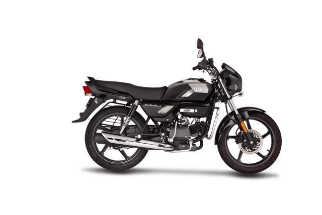Hero MotoCorp Splendor+ Xtec Black Tornado Grey Color Image