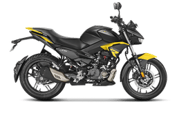 Hero Motocorp Xtreme 125r Black Moon Yellow color