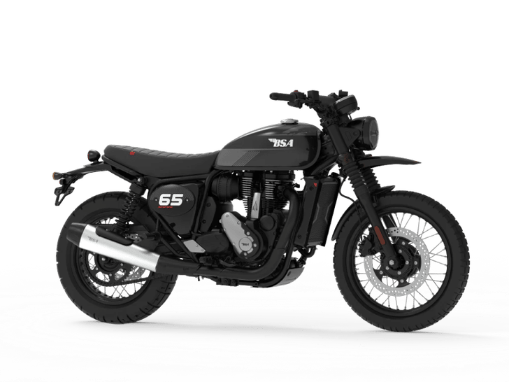 Bsa Scrambler 650 Raven Black color