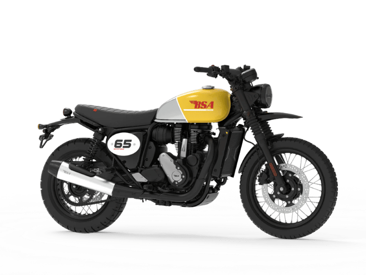 Bsa Scrambler 650 Victor Yellow color