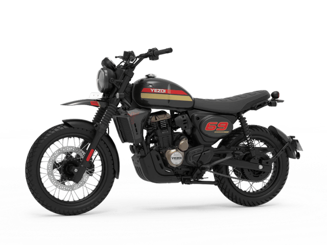 Yezdi Scrambler Legacy Black Color Image