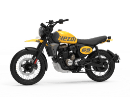 Yezdi Scrambler OG Yellow color