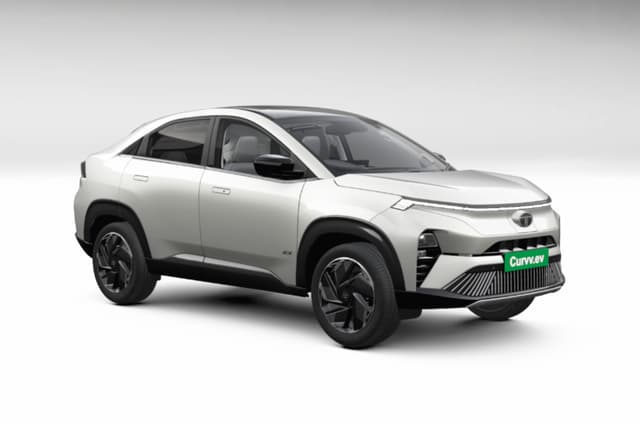 Tata Curvv Ev Pristine White with Dual Tone Color Image