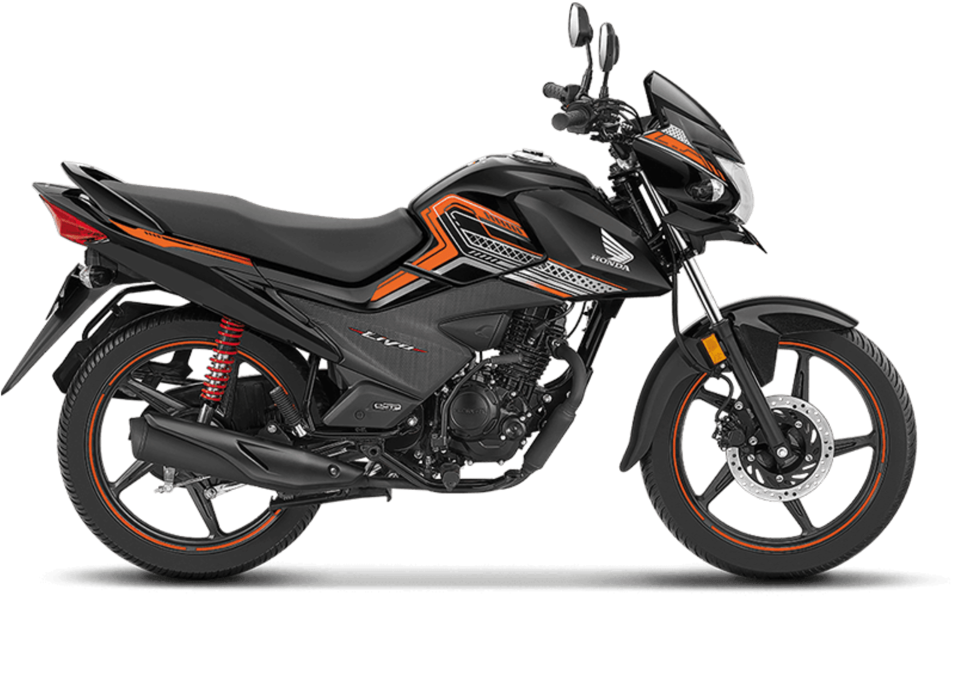 Pearl Igneous Black (Pearl Igneous Black Shroud + Orange Stripes) color