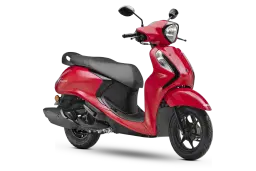 Yamaha Fascino 125 Vivid Red color Yamaha Fascino 125 Vivid Red color