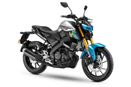 Yamaha Mt 15 V2 Metallic Silver Cyan color Yamaha Mt 15 V2 Metallic Silver Cyan color