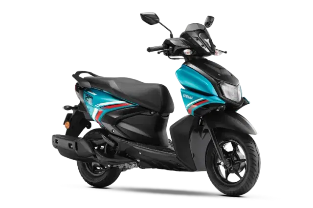 Yamaha Ray Zr 125 Cyan Blue Color Image