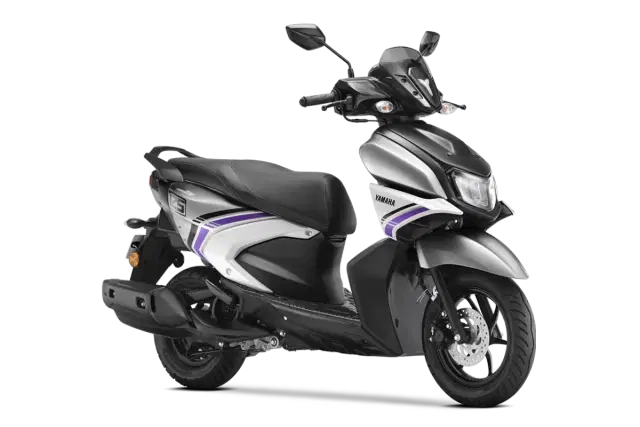Yamaha Ray Zr 125 Silver White Cocktail Color Image