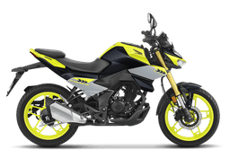 Honda CB125 Hornet Pearl Siren Blue with Lemon Ice Yellow color Honda CB125 Hornet Pearl Siren Blue with Lemon Ice Yellow color