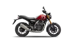 Triumph Speed 400 Racing Red / Pearl Metallic White color Triumph Speed 400 Racing Red / Pearl Metallic White color