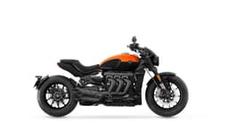 Triumph Rocket 3 Storm Satin Baja Orange / Matt Sapphire Black color Triumph Rocket 3 Storm Satin Baja Orange / Matt Sapphire Black color