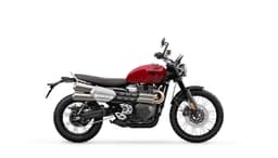 Triumph Scrambler 1200 Carnival Red color Triumph Scrambler 1200 Carnival Red color