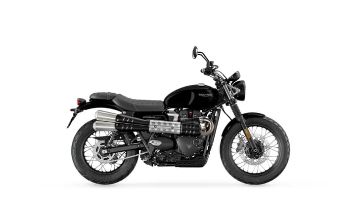 Triumph Scrambler 900 Jet Black color